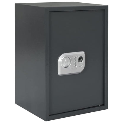 Digital Safe with Lock Dark grey 35 x 31 x 50 cm Steel