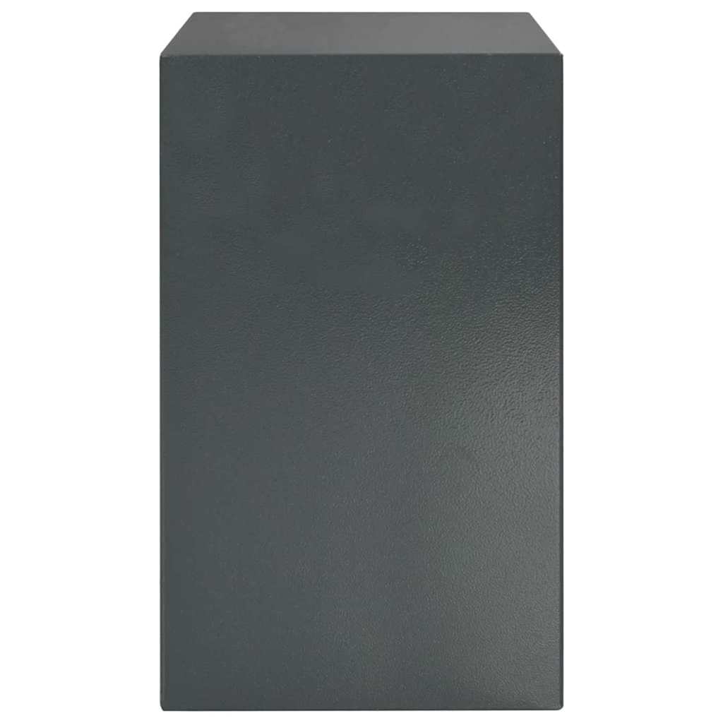 Digital Safe with Lock Dark grey 35 x 31 x 50 cm Steel