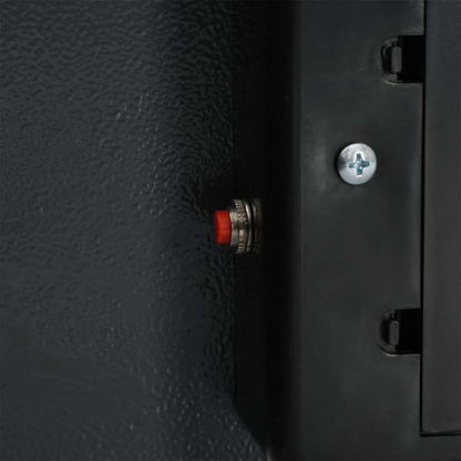 Digital Safe with Lock Dark grey 42 x 37 x 20 cm Steel