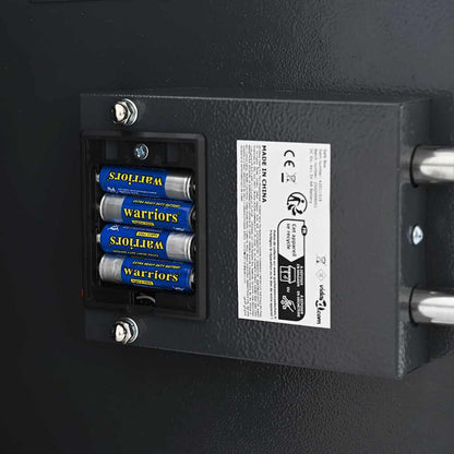 Digital Safe with Lock Dark grey 30 x 10 x 36.5 cm Steel