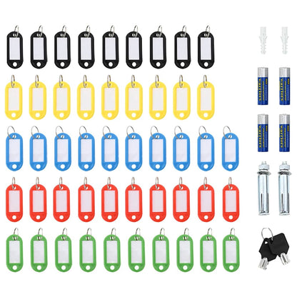 Digital Safe with Lock Dark grey 30 x 10 x 36.5 cm Steel