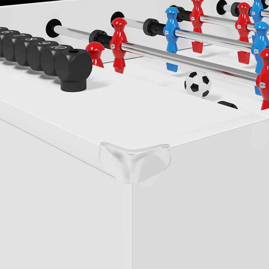 Foosball Table White 125 x 60.5 x 80 cm Engineered Wood