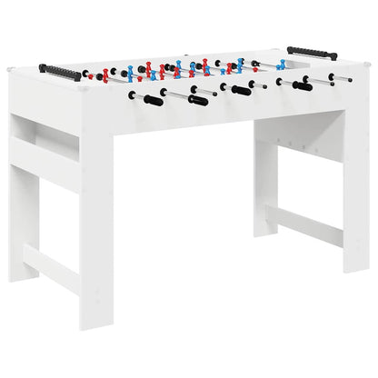 Foosball Table White 125 x 60.5 x 80 cm Engineered Wood