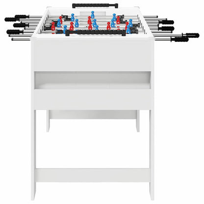 Foosball Table White 125 x 60.5 x 80 cm Engineered Wood