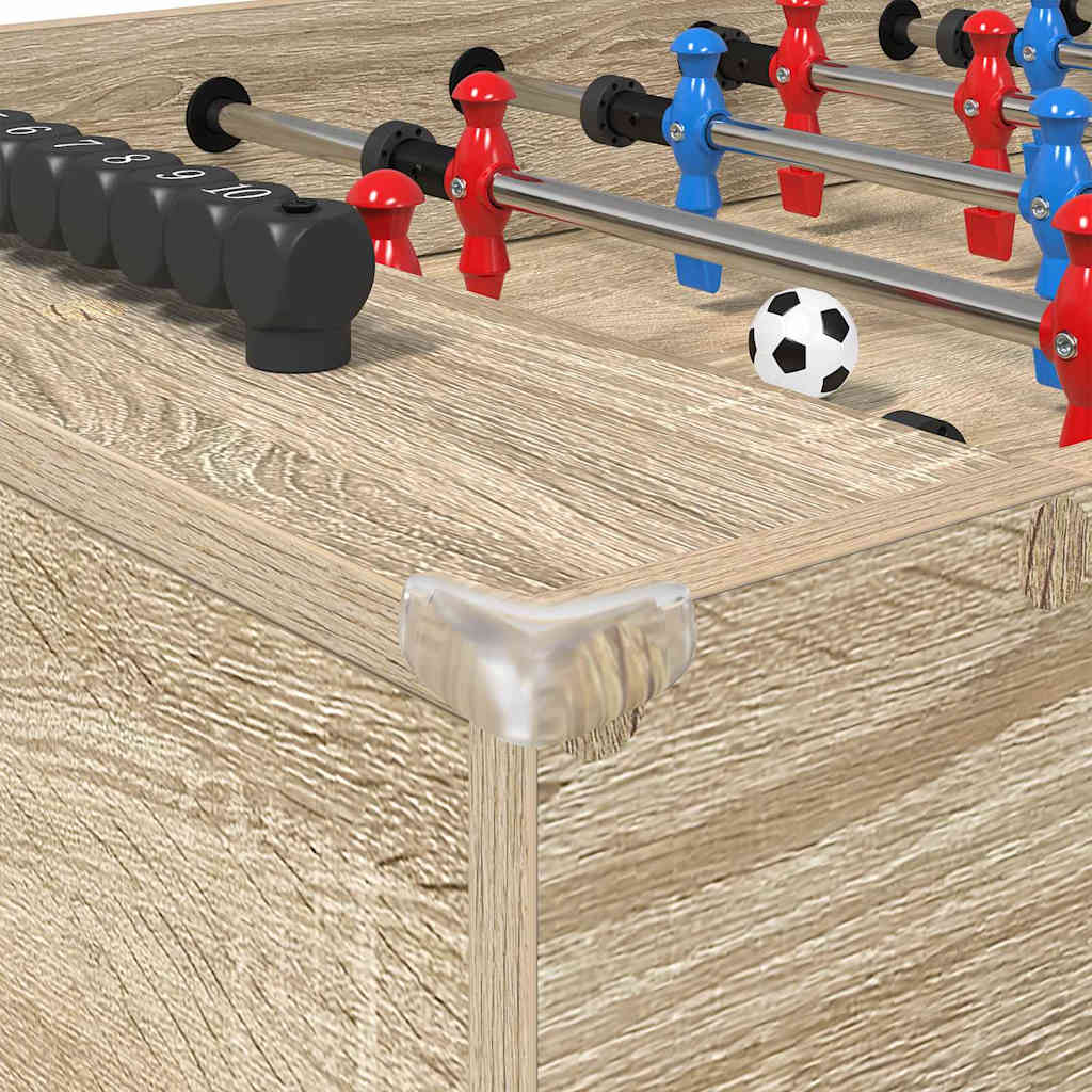Foosball Table Sonoma Oak 125 x 60.5 x 80 cm Engineered Wood