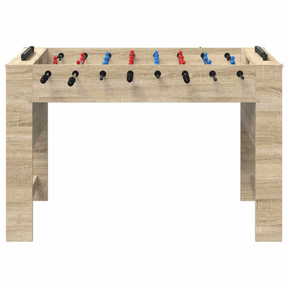 Foosball Table Sonoma Oak 125 x 60.5 x 80 cm Engineered Wood