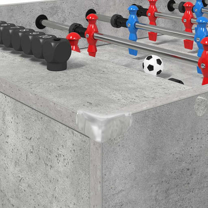 Foosball Table Concrete Grey 125 x 60.5 x 80 cm Engineered Wood