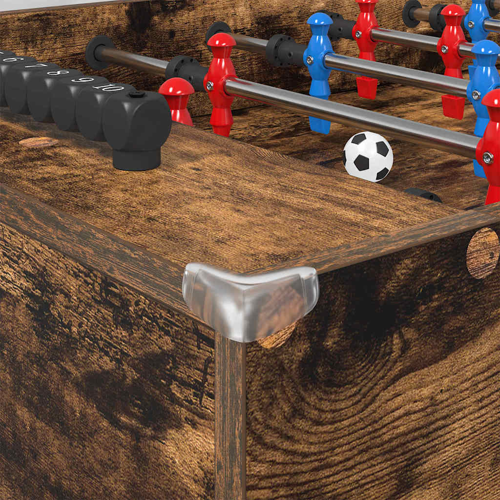 Foosball Table Smoked Oak 125 x 60.5 x 80 cm Engineered Wood