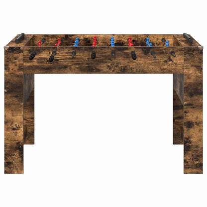Foosball Table Smoked Oak 125 x 60.5 x 80 cm Engineered Wood