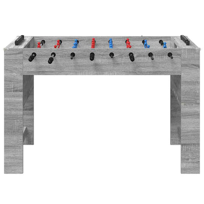 Foosball Table Grey Sonoma 125 x 60.5 x 80 cm Engineered Wood