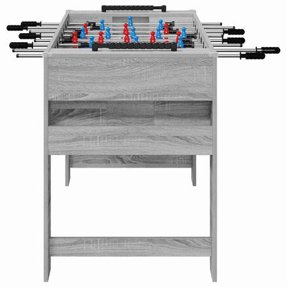 Foosball Table Grey Sonoma 125 x 60.5 x 80 cm Engineered Wood