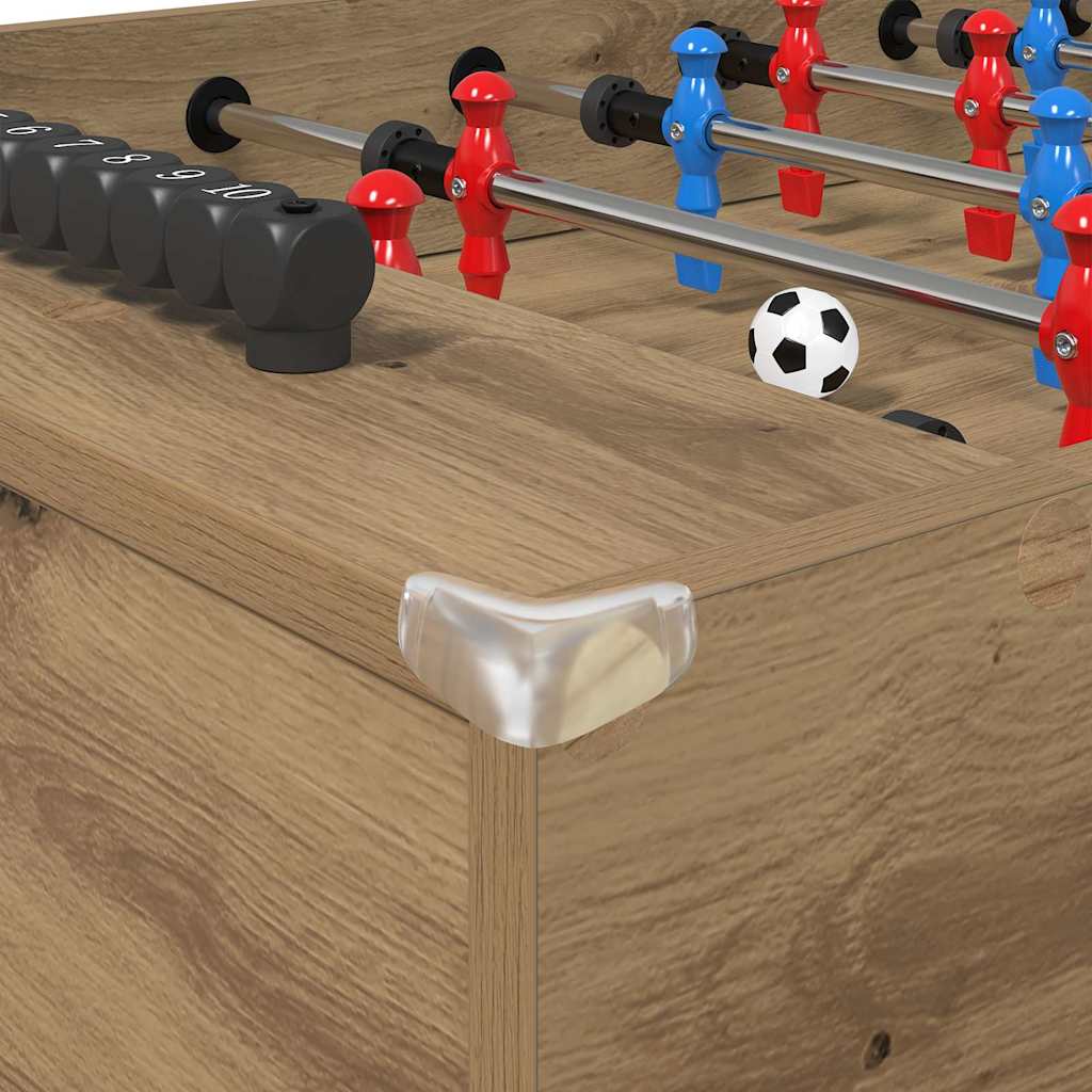 Foosball Table Artisan Oak 125 x 60.5 x 80 cm Engineered Wood