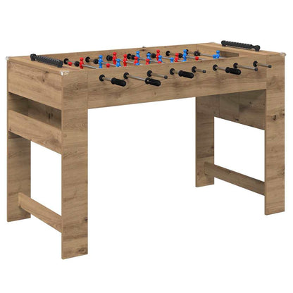 Foosball Table Artisan Oak 125 x 60.5 x 80 cm Engineered Wood