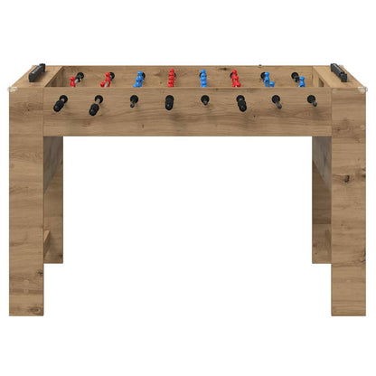 Foosball Table Artisan Oak 125 x 60.5 x 80 cm Engineered Wood