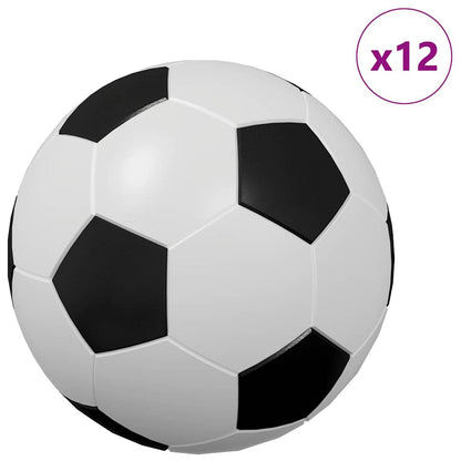 Table Footballs 12 pcs White 3.6 x 3.6 cm Polypropylene