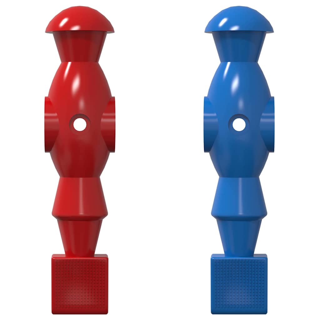Football Table Players 22 pcs Blue and Red 2.4 x 2.1 x 9.7 cm