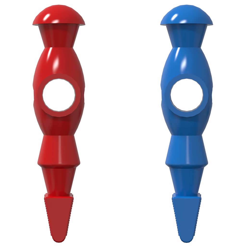 Football Table Players 22 pcs Blue and Red 2.4 x 2.1 x 9.7 cm