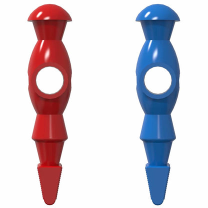 Football Table Players 22 pcs Blue and Red 2.4 x 2.1 x 9.7 cm