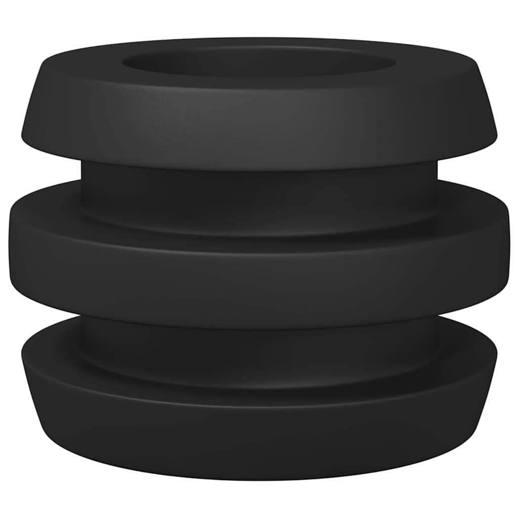 Football Table Bumpers 3 x 3 x 2 cm Rod 16 pcs Black