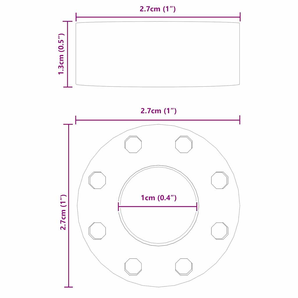 Football Table Bumpers 16 pcs Black 2.7 x 2.7 x 1.3 cm Plastic