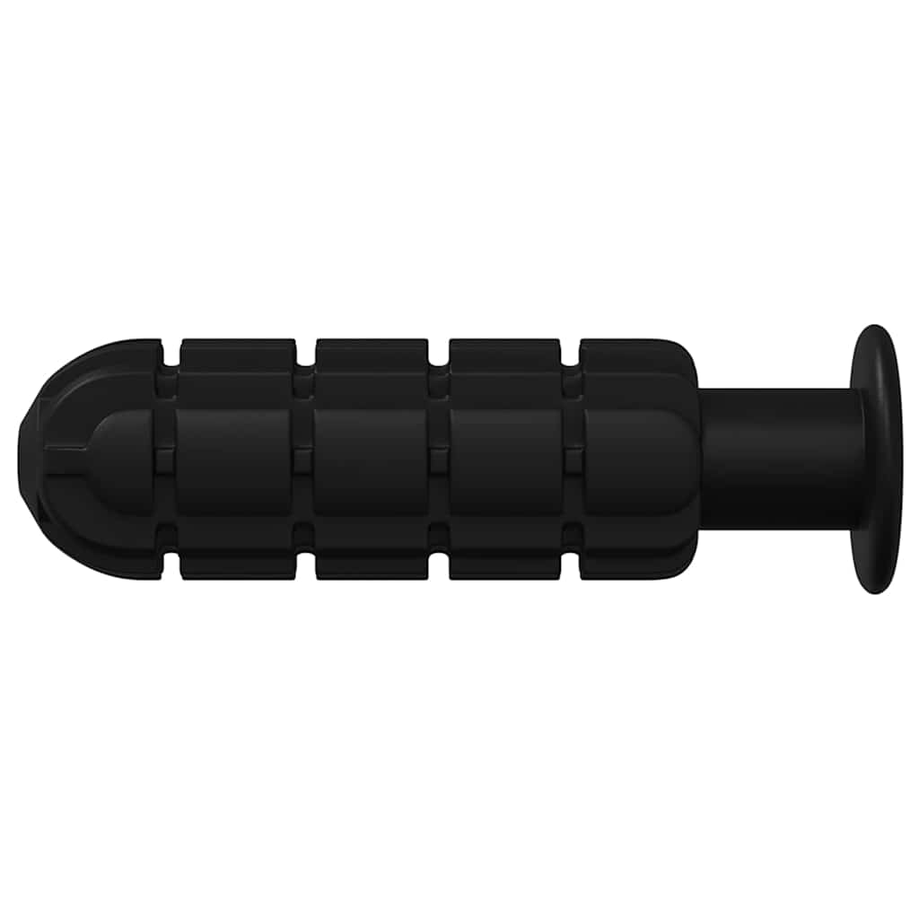 Football Table Handles 10 pcs Black 2.8 x 2.8 x 9.3 cm Plastic