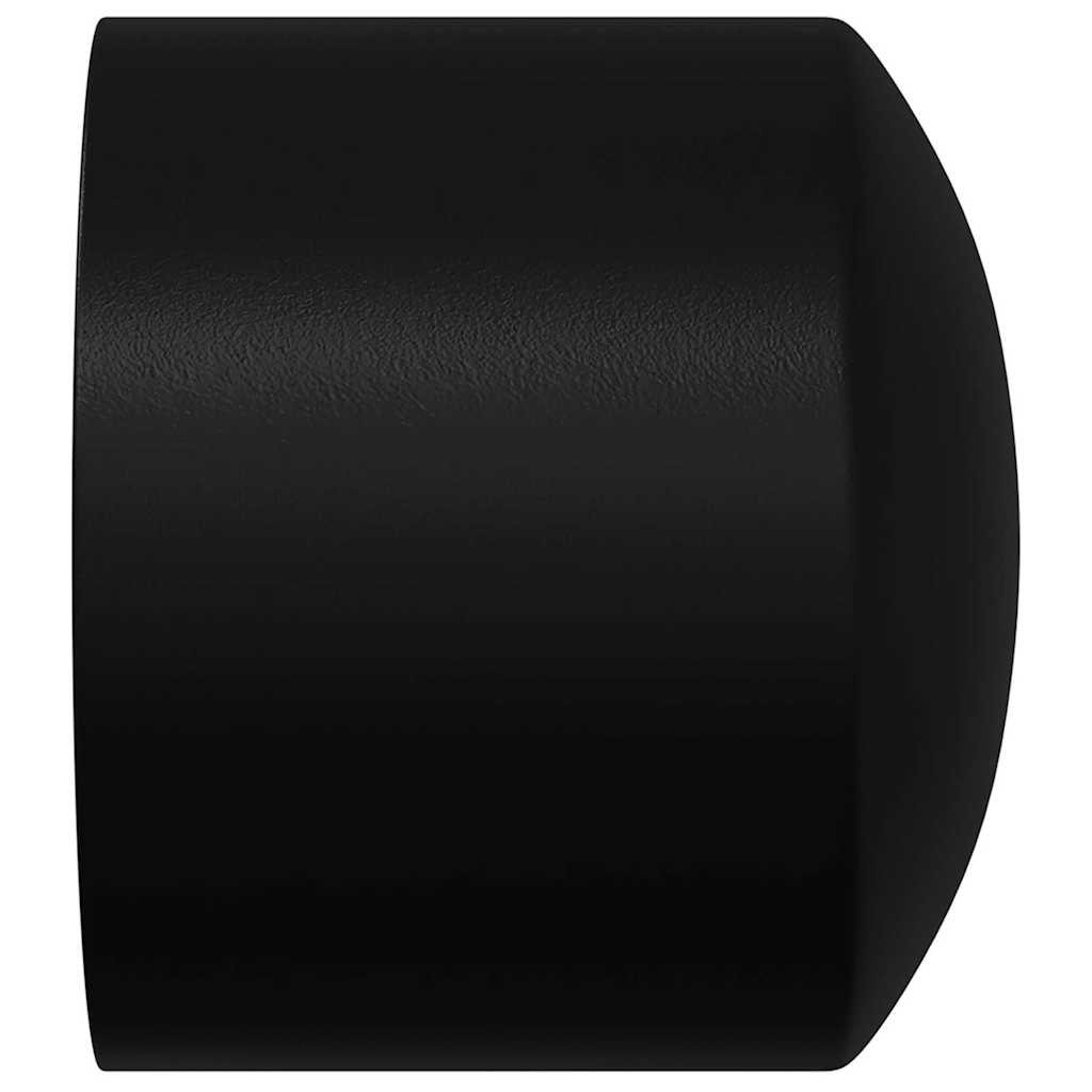 Football Table End Caps 10 pcs Black 1.9 x 1.9 x 1.6 cm Plastic