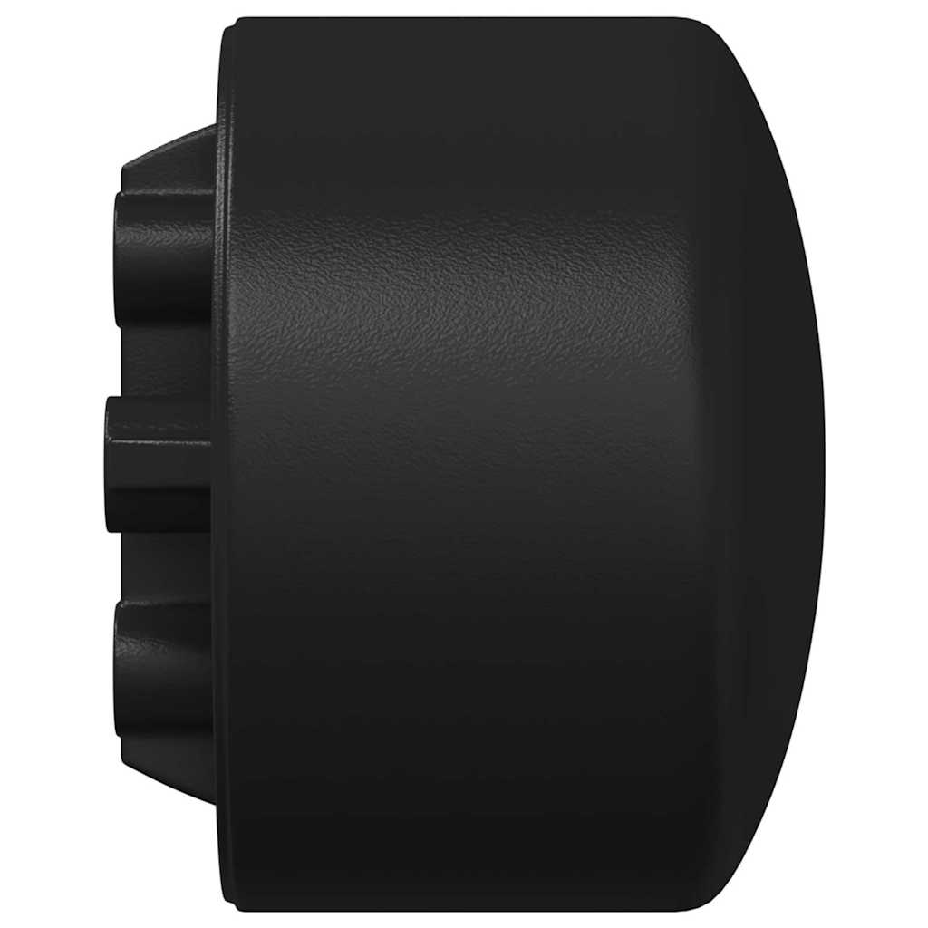 Football Table End Caps 10 pcs Black 1.5 x 1.5 x 1 cm Plastic