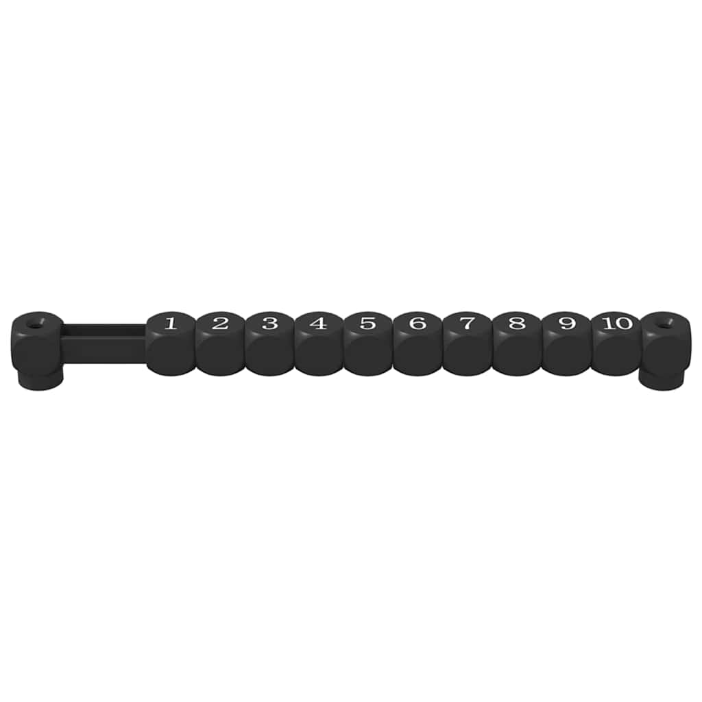 Football Table Counts 2 pcs Black 30 x 2.2 x 2.9 cm Plastic