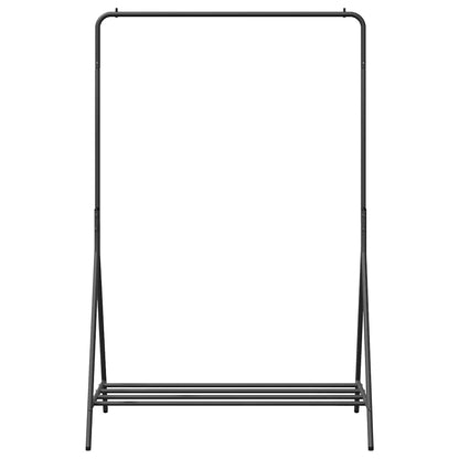 Clothes Rack with Storage Black 100 x 56 x 154 cm Steel