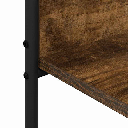 Clothes Rack Brown Oak 120 x 44 x 160 cm Engineered Wood