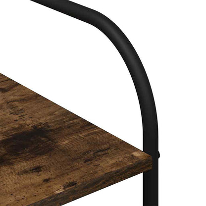 Clothes Rack Brown Oak 120 x 44 x 160 cm Engineered Wood