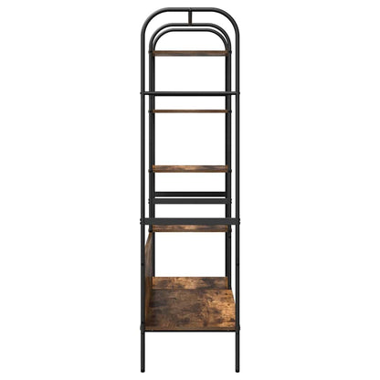 Clothes Rack Brown Oak 120 x 44 x 160 cm Engineered Wood