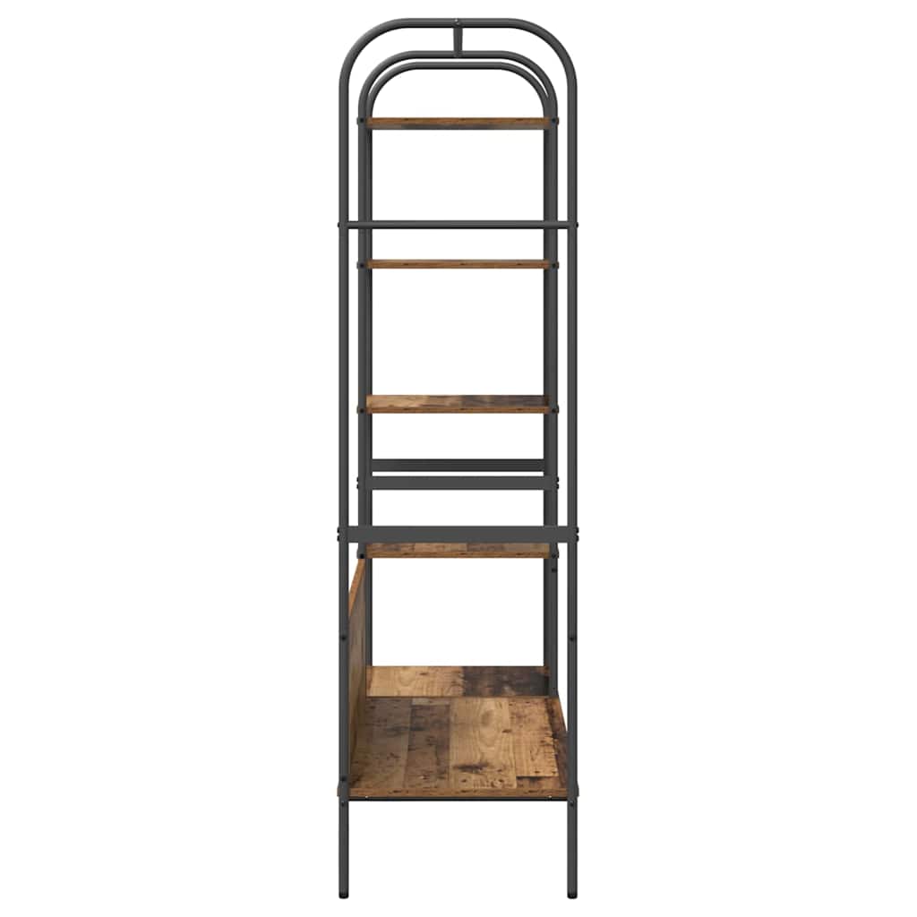 Clothes Rack with Shelf Brown 120 x 44 x 160 cm Engineered Wood