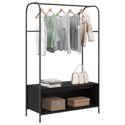 Clothes Rack Black 100 x 44 x 160 cm Engineered Wood