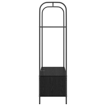 Clothes Rack Black 100 x 44 x 160 cm Engineered Wood