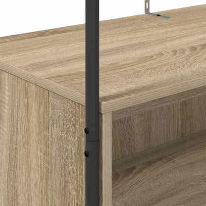 Clothes Rack Brown Oak 100 x 44 x 160 cm Engineered Wood