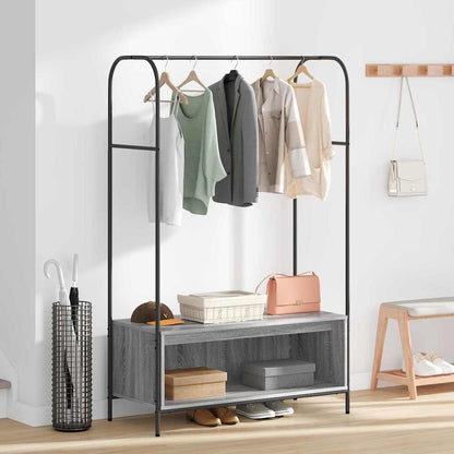 Clothes Rack Grey 100 x 44 x 160 cm Engineered Wood