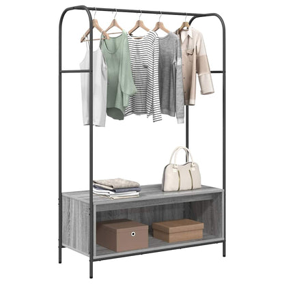 Clothes Rack Grey 100 x 44 x 160 cm Engineered Wood