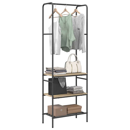 Clothes Rack Sonoma Oak 60 x 30 x 171 cm Engineered Wood