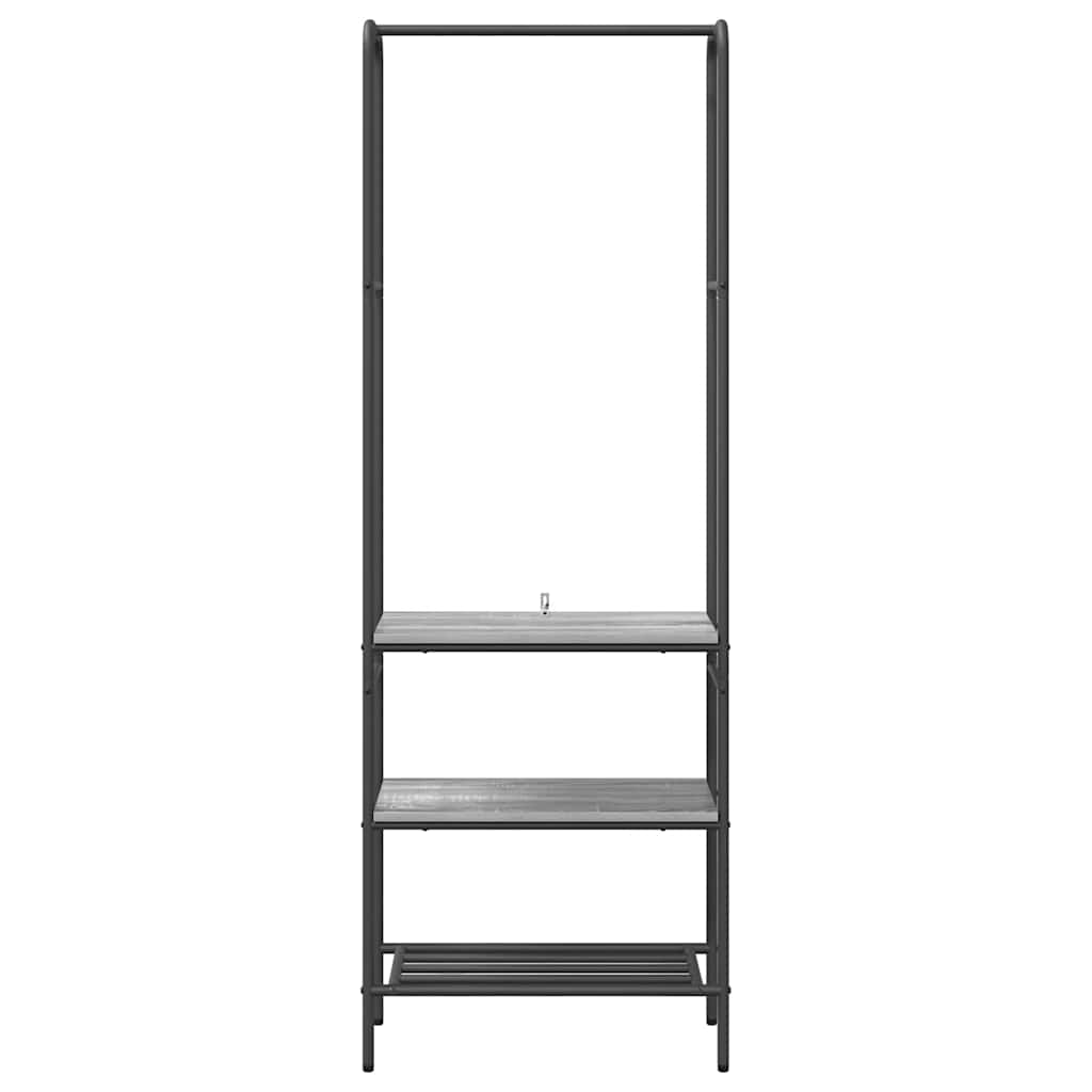 Clothes Rack Grey sonoma 60 x 30 x 171 cm Engineered Wood