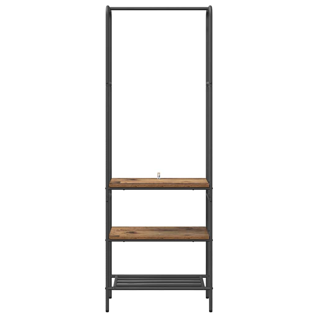 Clothes Rack Old wood 60 x 30 x 171 cm Engineered Wood