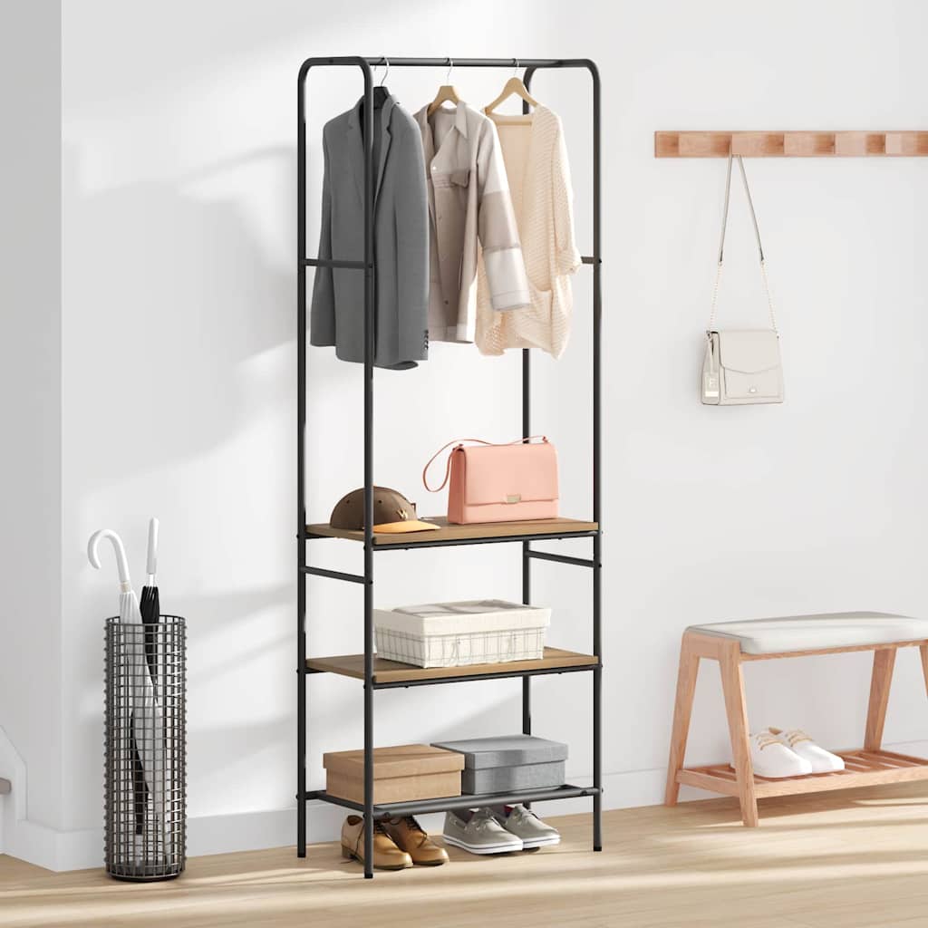 Clothes Rack Artisan Oak 60 x 30 x 171 cm Engineered Wood
