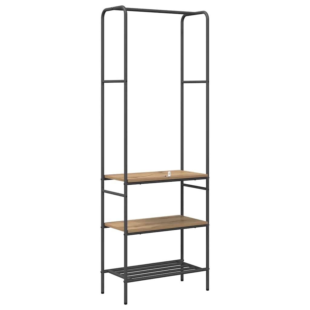 Clothes Rack Artisan Oak 60 x 30 x 171 cm Engineered Wood