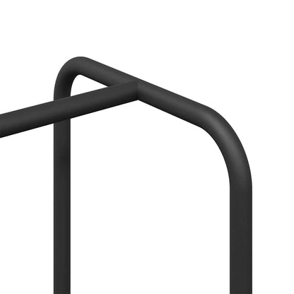 Clothes Rack Black Oak 77 x 30 x 171 cm Engineered Wood