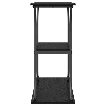 Console Table Black Oak 101 x 35 x 80.5 cm Engineered Wood