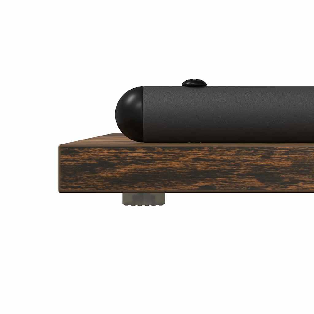 Console Table Smoked Oak 101 x 35 x 80.5 cm Engineered Wood