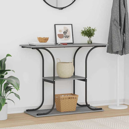 Console Table Grey Sonoma 101 x 35 x 80.5 cm Engineered Wood