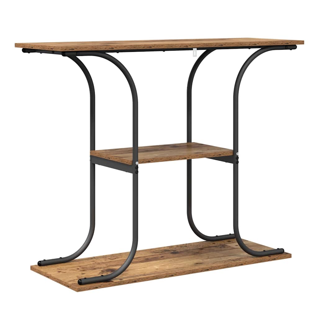 Console Table Old Wood 101 x 35 x 80.5 cm Engineered Wood