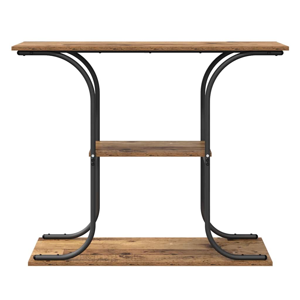 Console Table Old Wood 101 x 35 x 80.5 cm Engineered Wood