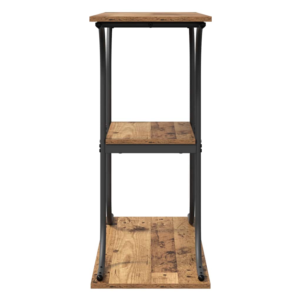 Console Table Old Wood 101 x 35 x 80.5 cm Engineered Wood